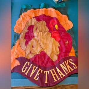 Decorative Thanksgiving flag